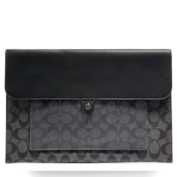 Coach Bags Coach Laptop Sleeve In Signature Canvas In Colors